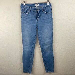Paige Diana Distressed Blue Wash Verdugo Skinny Ankle Stretch Jeans Sz‎ 28